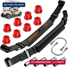 Upgraded Heavy Duty 4-Leaf Golf Cart Rear Leaf Spring Kit For Club Car DS 1981-U