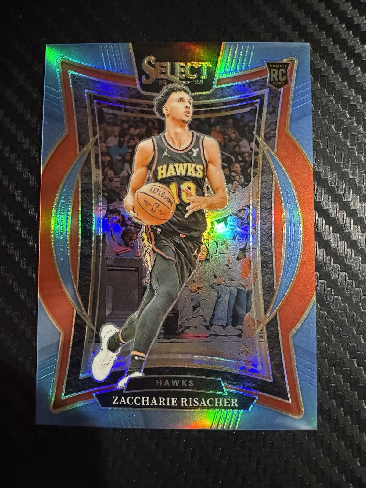2024-25 Panini Select ZACCHARIE RISACHER Light Blue Prizm RC /299 Rookie #86