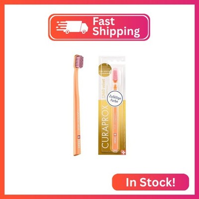 Curaprox CS 12460 Velvet Toothbrush, Random Color, Single Pack, Swiss Made