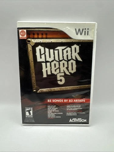 New ListingGuitar Hero 5 (Nintendo Wii, 2009) TESTED No Manual