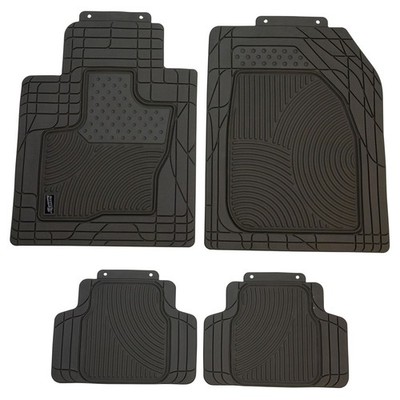 Armor All Custom Accessories Smart Fit Gray Rubber Floor Mat Set of 4 New
