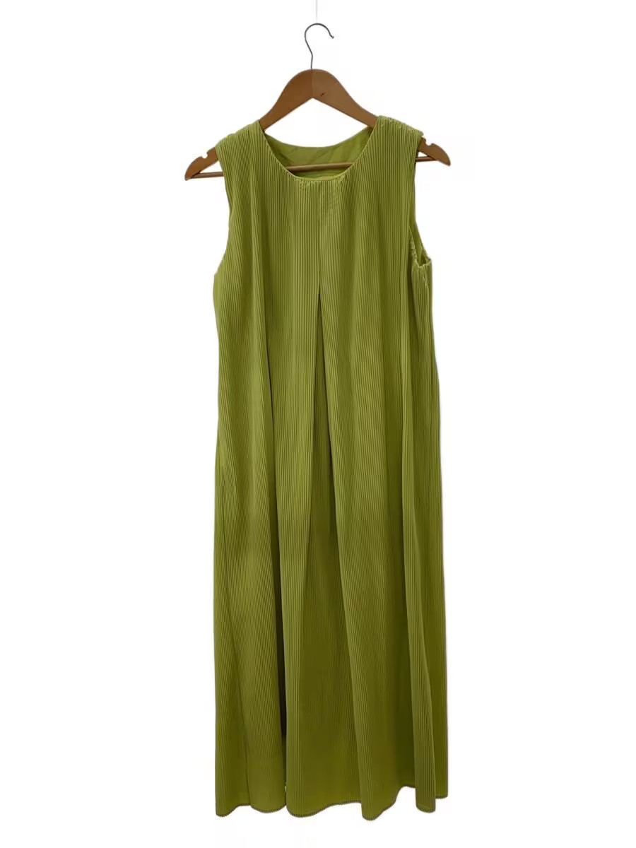 AMERI Pleated Sleeveless Dress, Medium, Polyester… - image 2