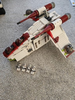 LEGO Star Wars: Republic Attack Gunship (7676) Incomplete 