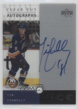 2000-01 Upper Deck Ice Clear Cut Auto Tim Connolly #TC Auto 9oa