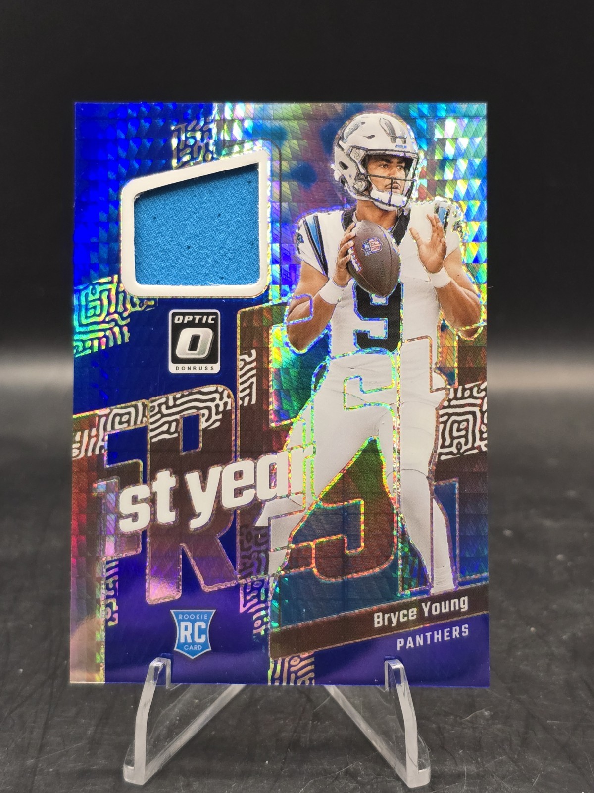 2023 Donruss Optic Bryce Young 1st Year Fresh Blue Hyper #FYF-BR (RC) Panthers