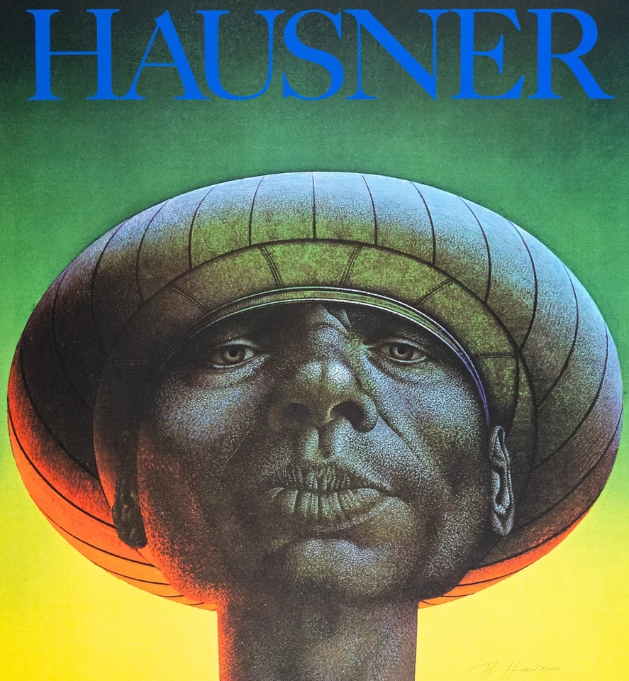 Rudolf Hausner Adam-Umlaufbahn Offsetlithographie signiert - Bild 2 von 3