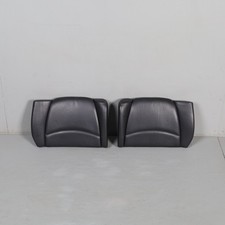 1995-1998 Porsche 911 993 Coupe Rear Seat Backrest Pair Black Oem