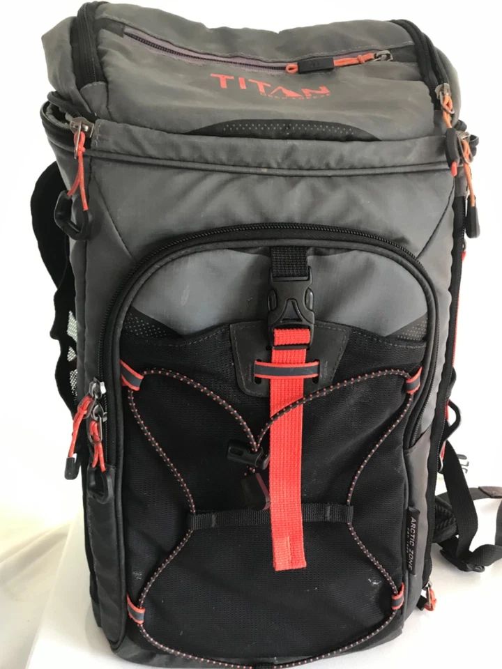 Titan Deep Freeze Bag Cold Picnic Aislado Zona Ártica Refrigerador Mochila Bolsa Gris Foto 2 de 4