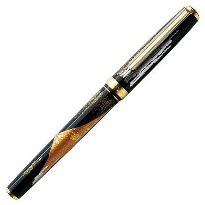 Platinum Fountain Pen Maki e Fountain Pen Biko Collection Kanazawa Leaf Red Fuji