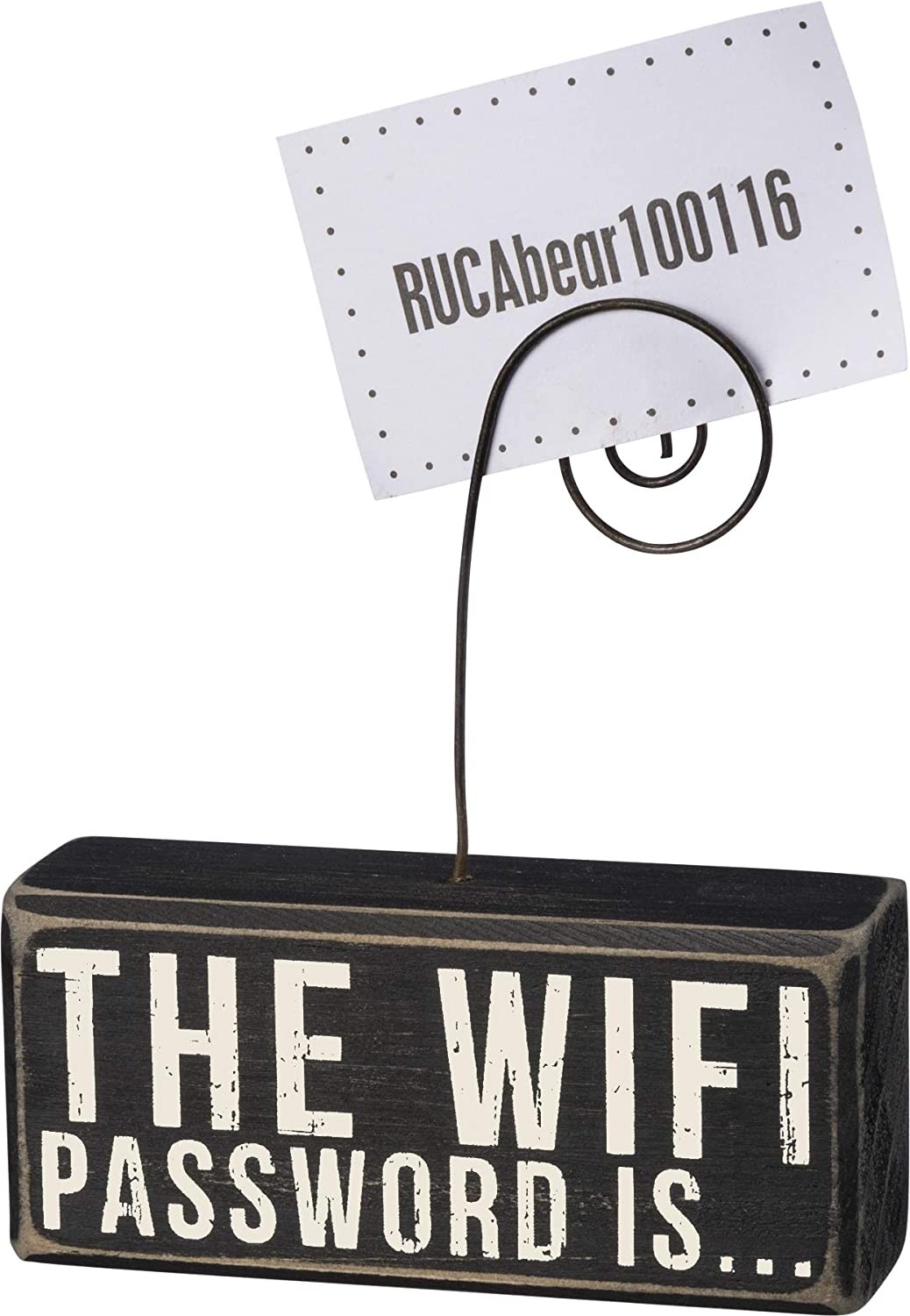 Деревянный блок-подставка для фотографий Primitives by Kathy 37176 Пароль Wi-FI - Это 2290₽