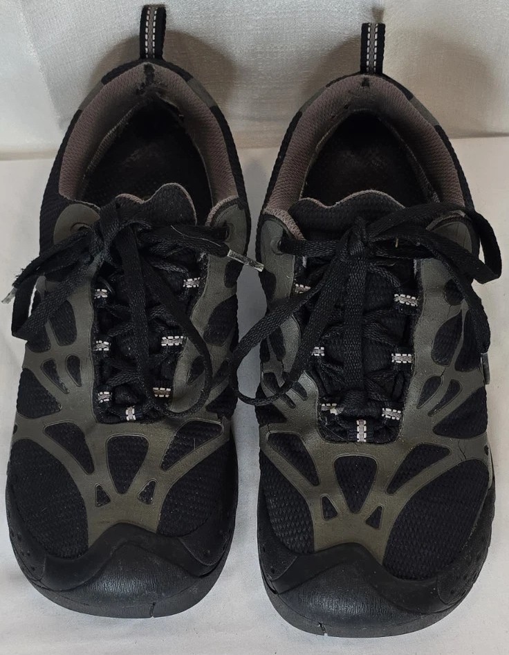 Scarpe da trekking impermeabili KEEN Dry Targhee taglia 9 nero grigio