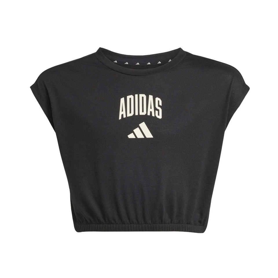 Temporada College Typography Camiseta Jr- Black Adidas - Imagen 1 de 1
