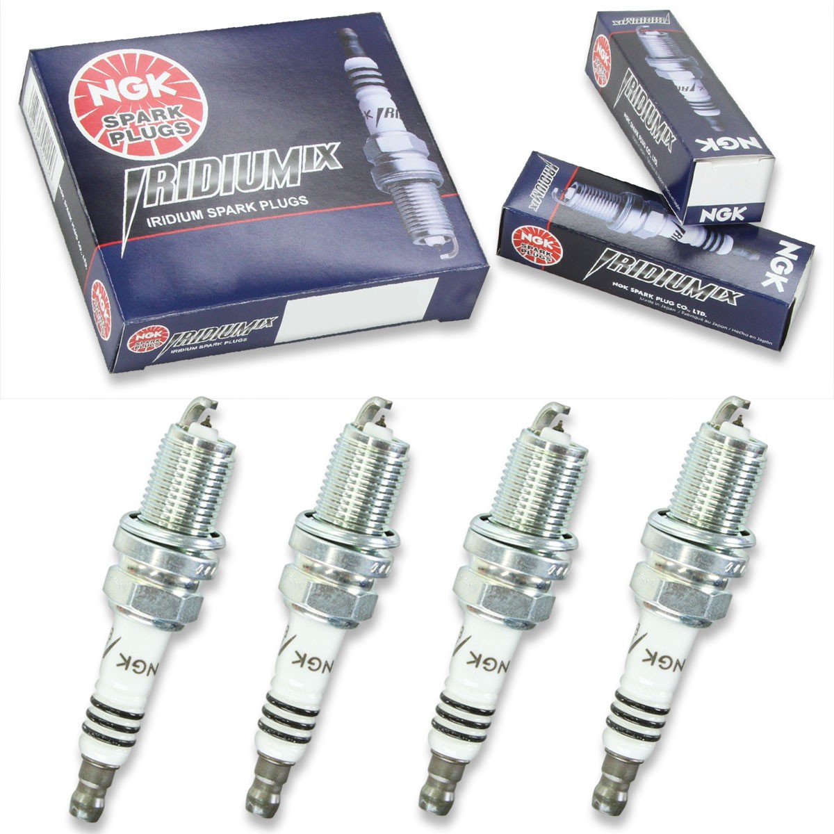 4 pcs NGK Iridium IX Spark Plugs for 2007-2008 Kia Rondo 2.4L L4 - Engine zu