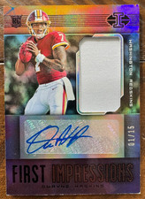2019 Panini Illusions First Impressions- Dwayne Haskins Auto Jersey #d 01/15