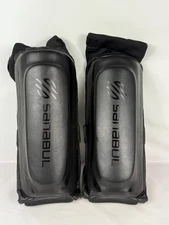 SZ S/M Sanabul Essential Sleeve Kickboxing Shin Guards MMA Shin Guards Muay Thai