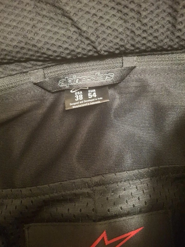 Мужские кожаные мотоциклетные штаны Alpinestars Track V2 38 - Изображение 2 из 3