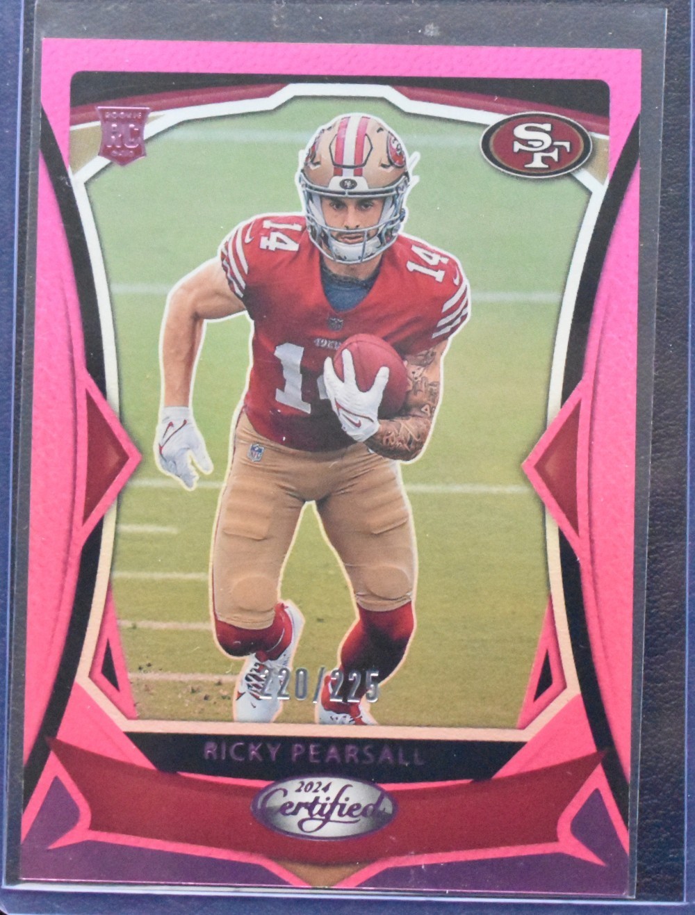 Ricky Pearsall 2024 Panini Certified - #122 Mirror Pink 220/225 (RC)