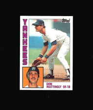 1984 Topps #8 DON MATTINGLY Rookie RC New York Yankees NMMT