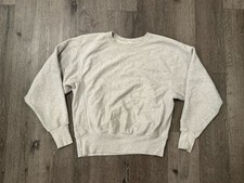 Vintage Champion Reverse Weave Sweatshirt Mens Medium Gray Pullover Fleece 90s