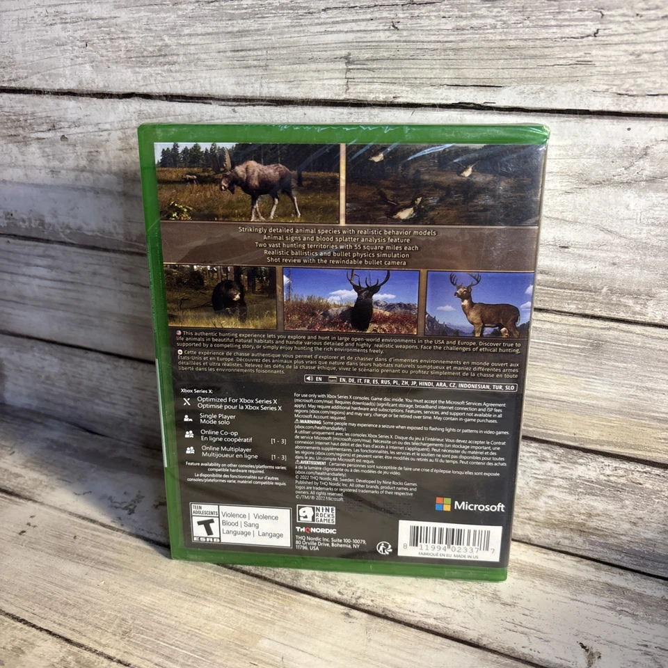 NEW! Way Of The Hunter Xbox Series X SEALED Realistic Detailed Animal Species - Image 3 of 4