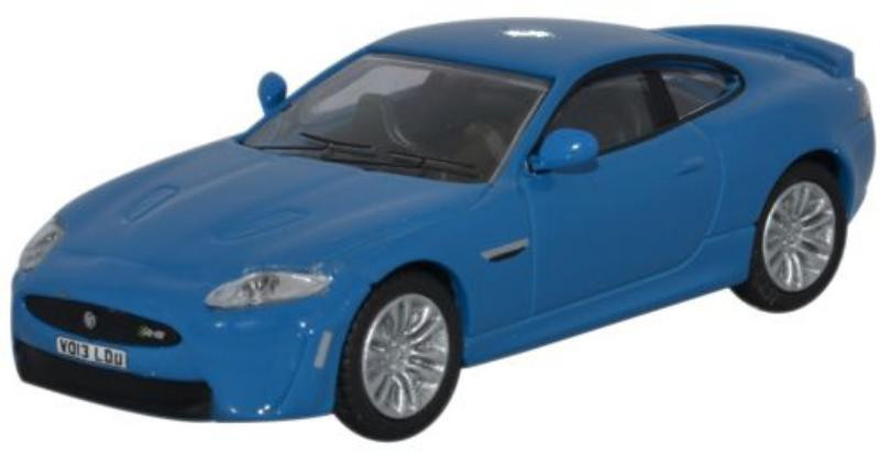 Oxford Diecast 76XKR001 Jaguar XKR-S Blue OO Gauge