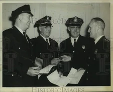 1963 Press Photo Pat Murphy at New Deputy Chief Installation - sya34998