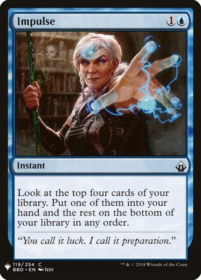MTG Magic the Gathering Impulse (BBD-119/1703) Mystery Booster NM - The List