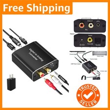 Upgrade Your Audio: 192 kHz DAC Digital to Analog Converter with Optical Cable