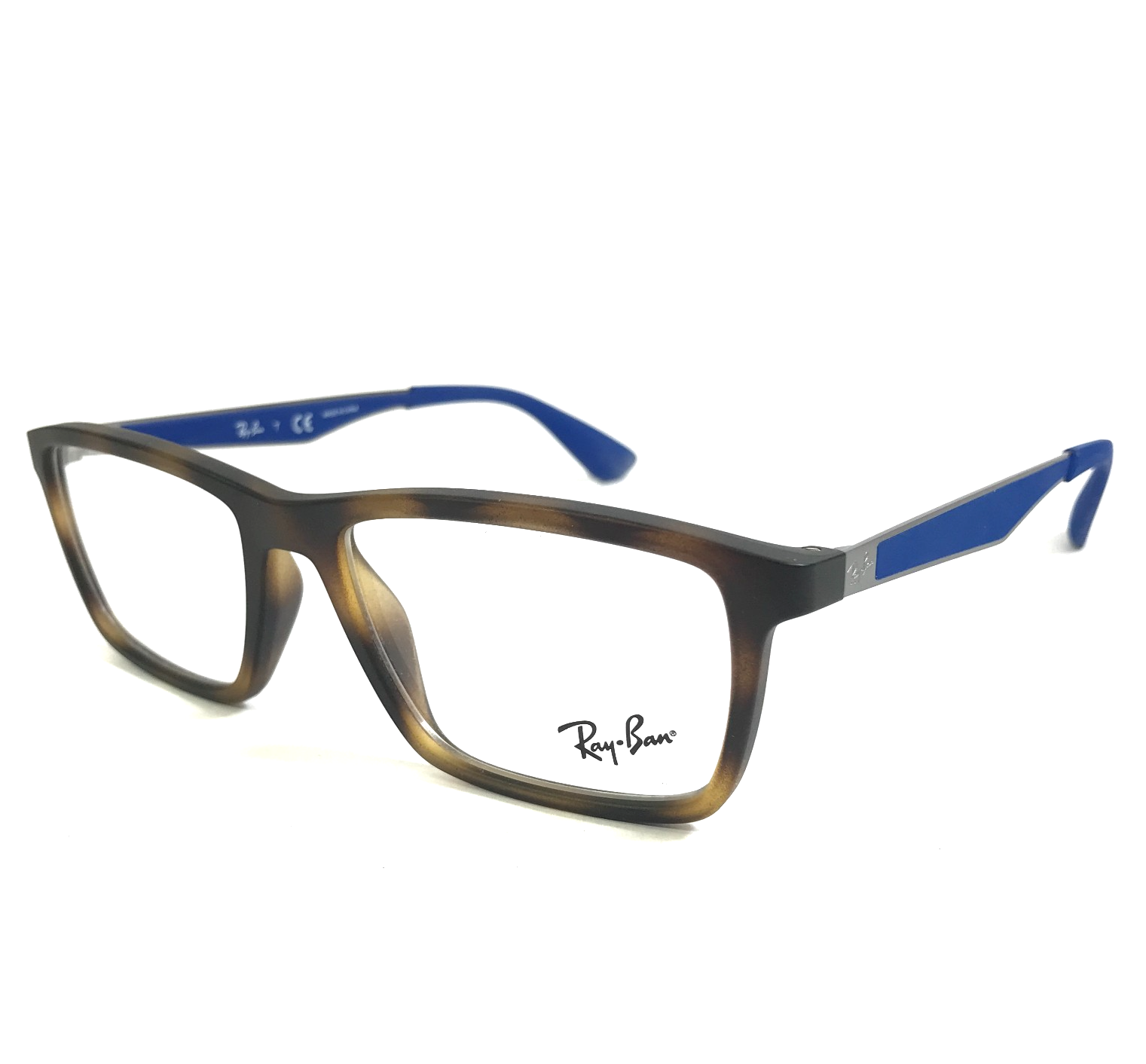 Ray-Ban Eyeglasses Frames RB7056 5645 Matte Havana Tortoise Blue 53-17-145