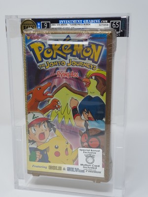 Pokémon VHS The Johto Journeys Flying Aces mit Promo Karte NEU IGS 9 (No VGA,CGC