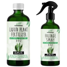 Snake Plant Fertilizer 3-1-2 Concentrate & Ready-to-Use Foliar Spray Plant Food