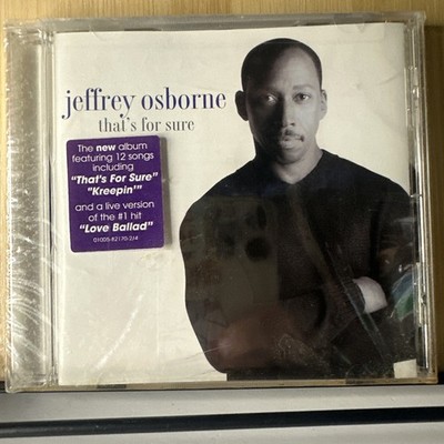 Jeffrey Osborne That's For Sure CD Hip Hop Funk Soul 2000 CUTOUT NEW Hypesticker