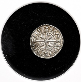 MEDIEVAL HUNGARY. Coloman 1095 1116. Silver Denar Cross type NGC MS62