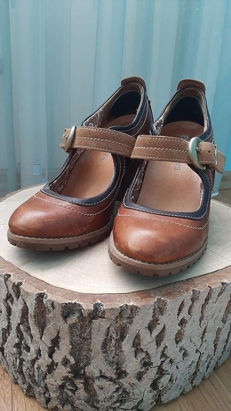 Women Timberland Heels Beige Leather 39.5