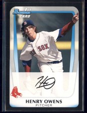 2011 Bowman Draft - Henry Owens #BDPP67