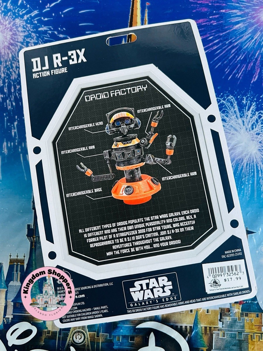 2025 Disney Parks Star Wars Droid Factory Figure DJ R3X Rex Star