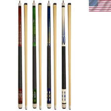 Set of 4 Pool Cues New 58" Billiard House Bar Pool Cue Sticks