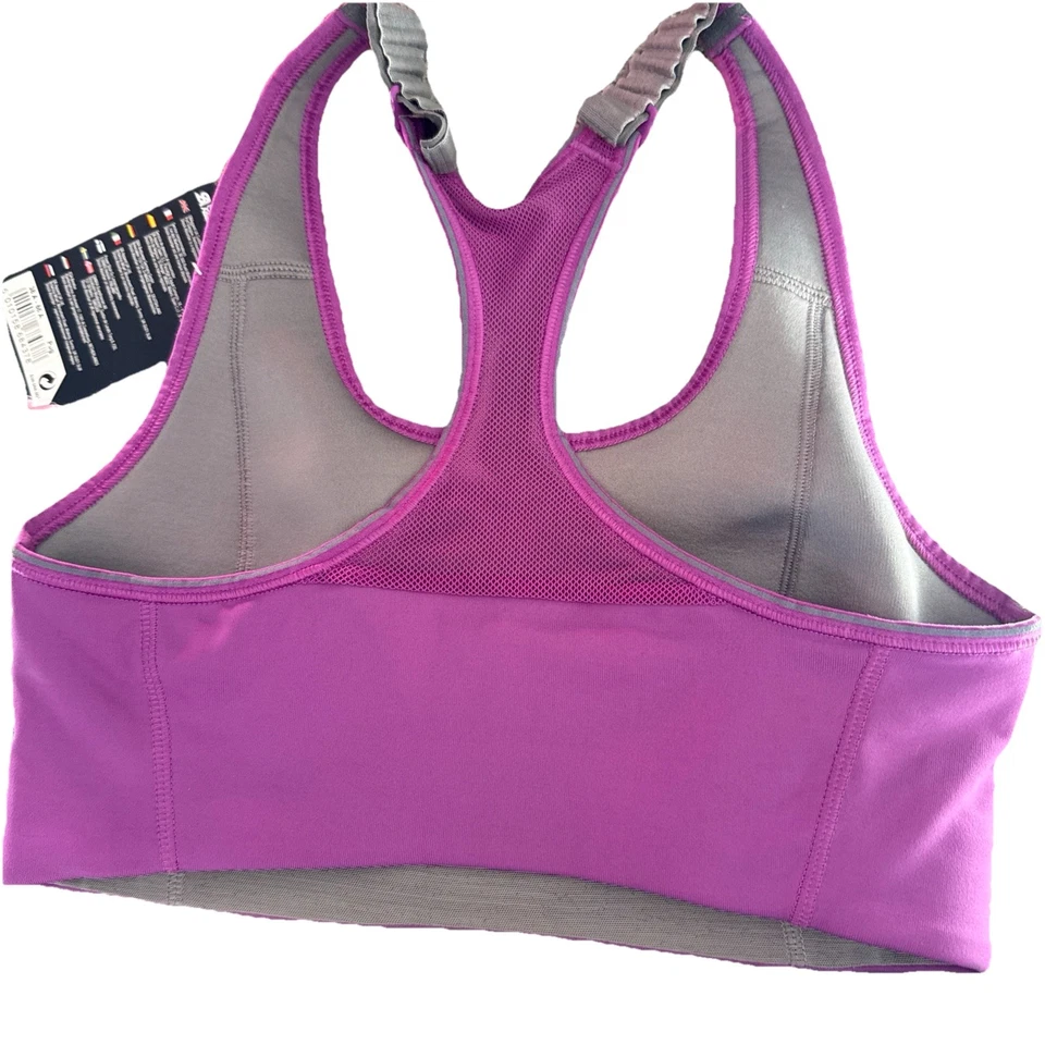 Sujetador deportivo activo amortiguador talla S púrpura nuevo con etiquetas ropa deportiva publicación gratuita Foto 2 de 4