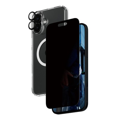 PanzerGlass  3-in-1 Privacy Protection Schutzset für iPhone 16 Plus
