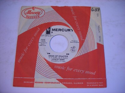 PROMO w SLEEVE Lesley Gore Brink of Disaster / On a Day Like Today 1967 45rpm ++