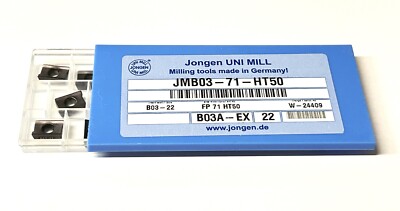20st JONGEN  Wendeplatten    JMB03-71-HT50 Wendeschneidplatten FP 71 HT50