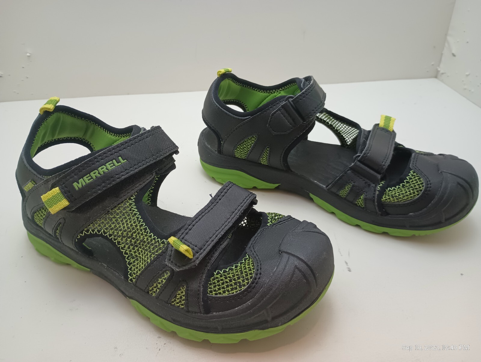 Sandali sportivi Merrell Hydro Rapid nero verde ragazzo taglia 5 M