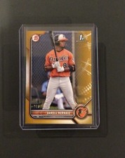 2022 BOWMAN - DARELL HERNAIZ 1st #BP-27 - GOLD /50 - Orioles