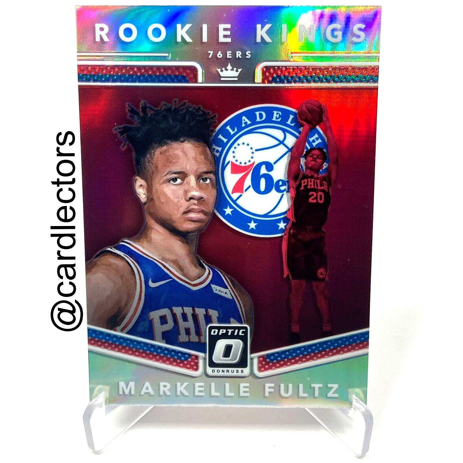 2017-18 Panini Donruss Optic MARKELLE FULTZ Rookie Kings #1 Silver Holo PRIZM SP
