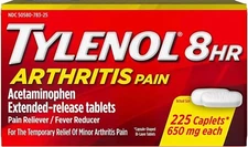 TYLENOL 8 HOUR ARTHRITIS PAIN 225 COUNT CAPLETS 650 mg ACETAMINOPHEN EX 04/2028