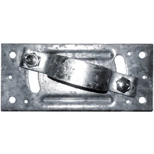 WOOD FENCE TO ROUND STEEL POST WOOD FENCE ADAPTER BRACKET: 1-7/8" & 2-3/8"