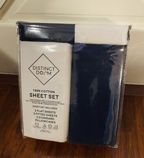 Distinct Dorm 100 cotton Two Twin Sheet Sets in One Package Mix Match NIP