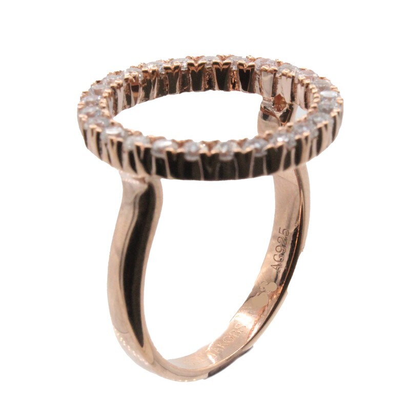 Кольцо Sif Jakobs Rosegold Größe 54 Хрустальный край Даменшмак Даменринг