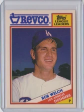 1988 Topps Revco League Leaders #15 Bob Welch Los Angeles Dodgers
