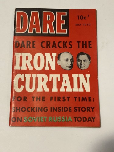 DARE Mai 1953 Cheesecake Pinup Girl Taschenmagazin Sowjetrussland